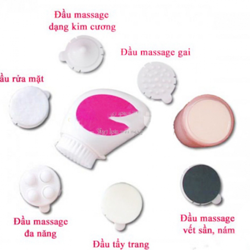 Máy Massage Rửa Mặt 7 Trong 1 Facial Cleanser